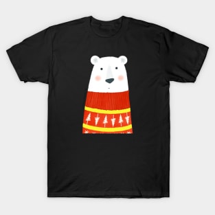 Polar Bear with sweater T-Shirt